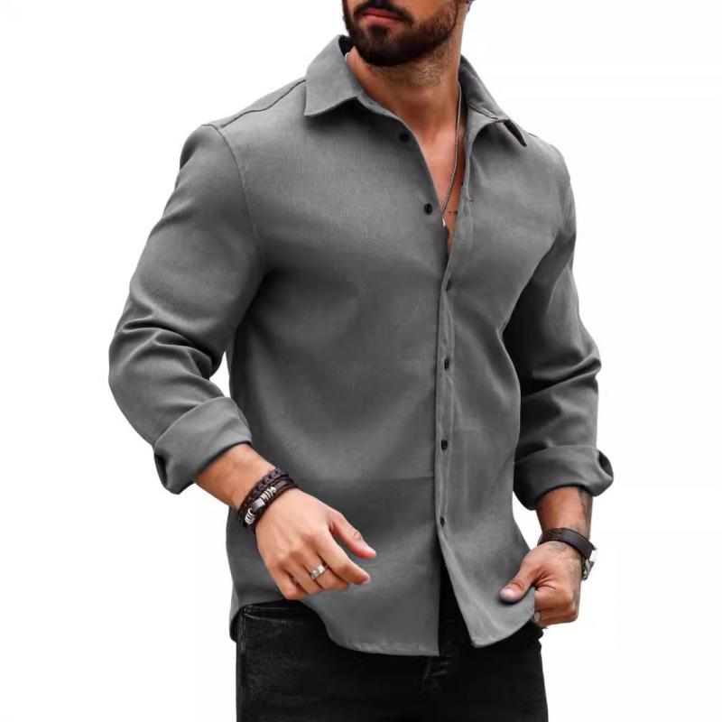Maison Leclair | Men's Casual Cotton Slim Fit Long Sleeve Shirt