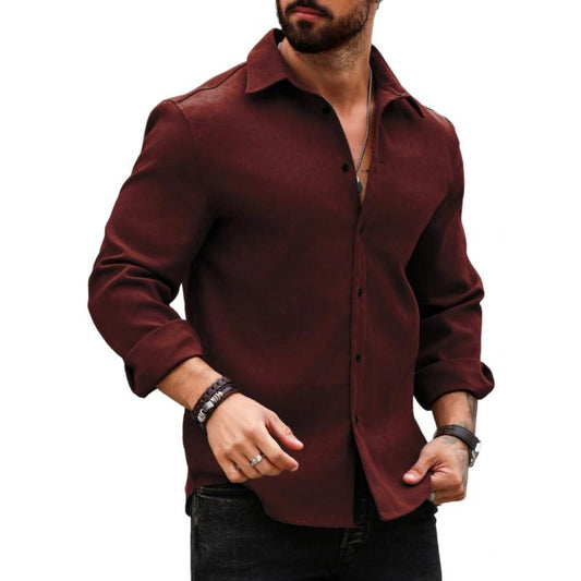 Maison Leclair | Men's Casual Cotton Slim Fit Long Sleeve Shirt